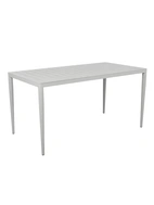 Bigby Matbord light grey 76x144