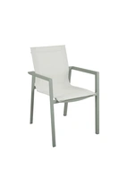 Delia Karmstol Dusty green/Offwhite